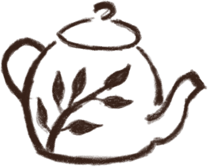 Hand-drawn Ceylon Teapot illustration