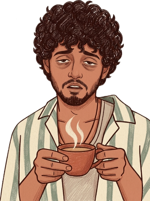 Illustration for feeling Tired